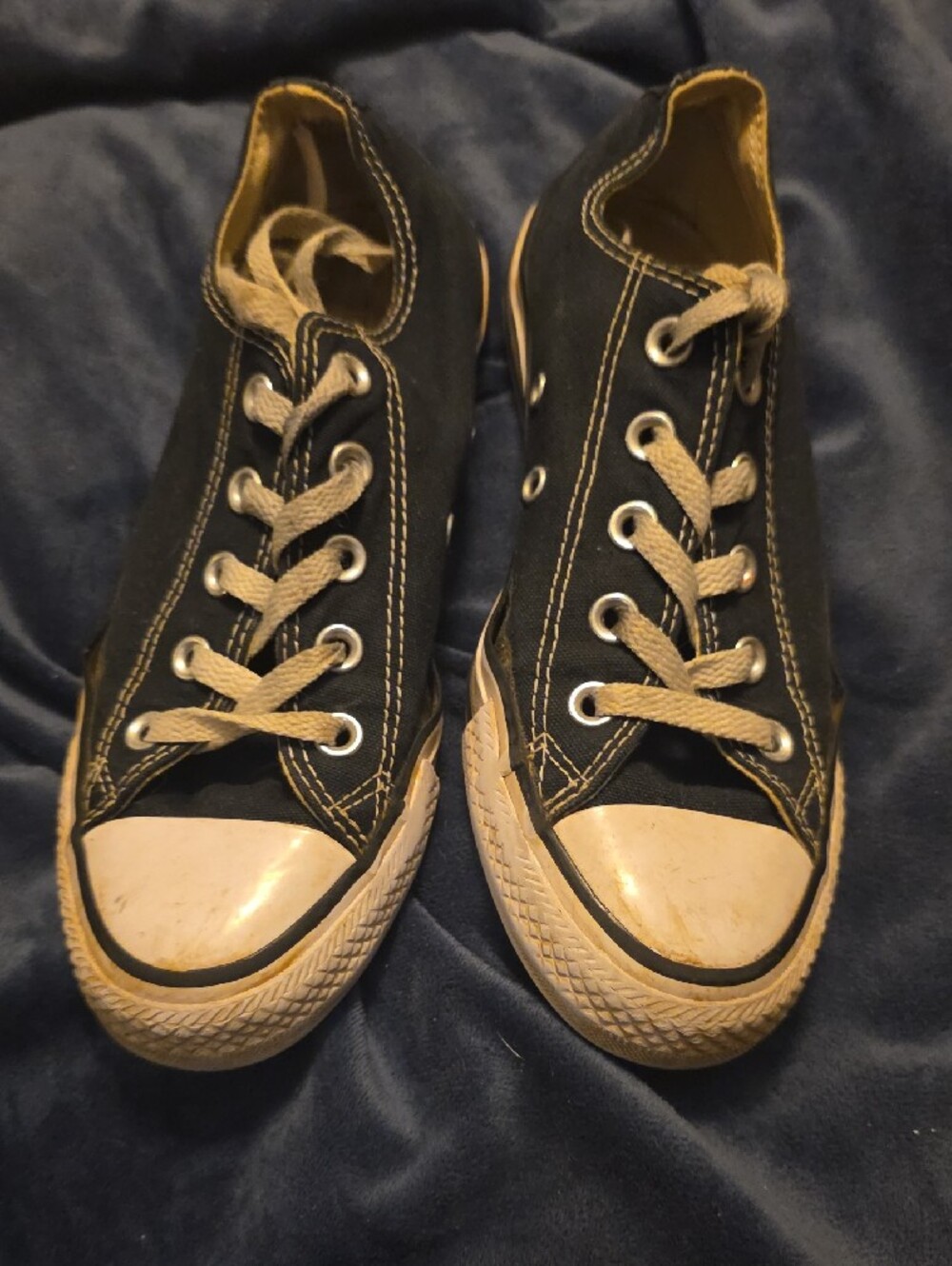 Kids Black Converse Low-Top Sneakers